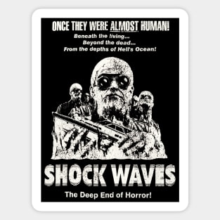 Shock Waves / 70s Zombie Horror Movie Sticker